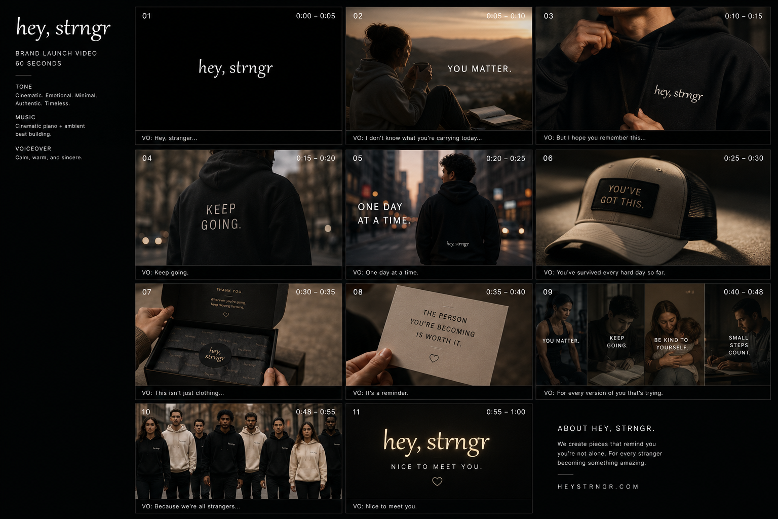hey, strngr hoodie collection